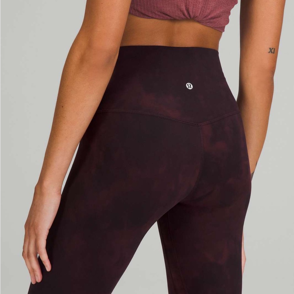 lululemon athletica High-Rise Leggings in Deep Wine/Plum - Picture 5 of 7
